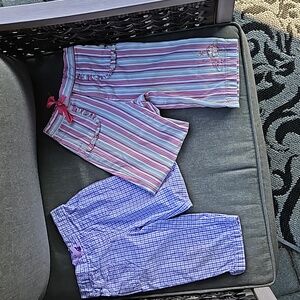 Cute 2 Pair of Girls 3T Capri Pants
